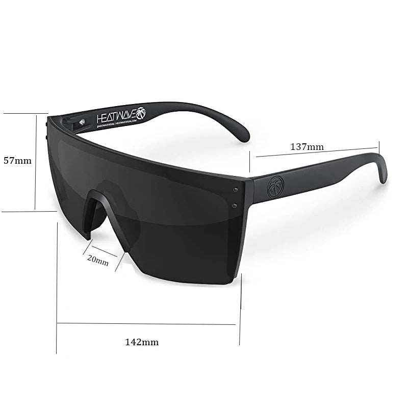 2024 Luxury Heatwave Sunglasses - Square One-Piece Lenses, UV400 Protection - Specs